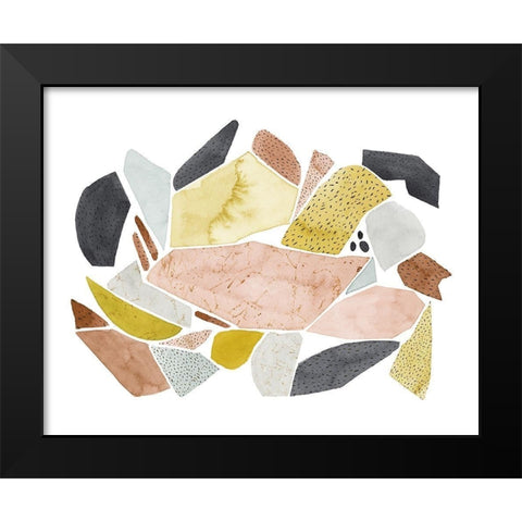 Tuscan Terazzo I Black Modern Wood Framed Art Print by Popp, Grace