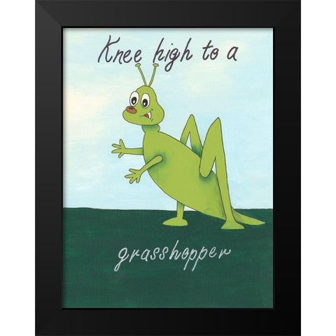 Animal Expressions VI Black Modern Wood Framed Art Print by Moore, Regina