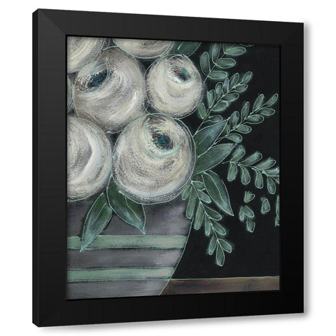 Greenhouse Bouquet II Black Modern Wood Framed Art Print with Double Matting by Moore, Regina