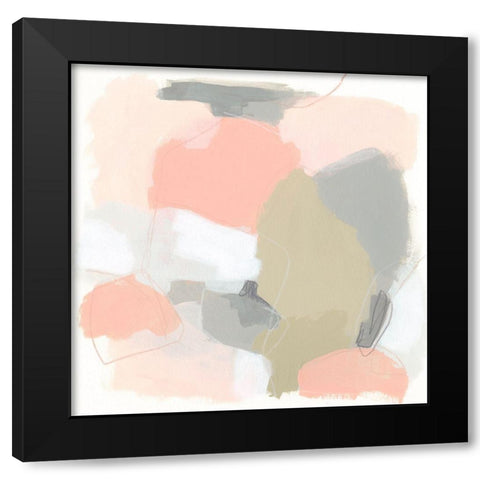 Pink Cloud III Black Modern Wood Framed Art Print by Vess, June Erica