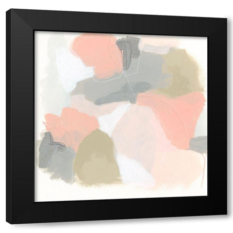Pink Cloud IV Black Modern Wood Framed Art Print by Vess, June Erica