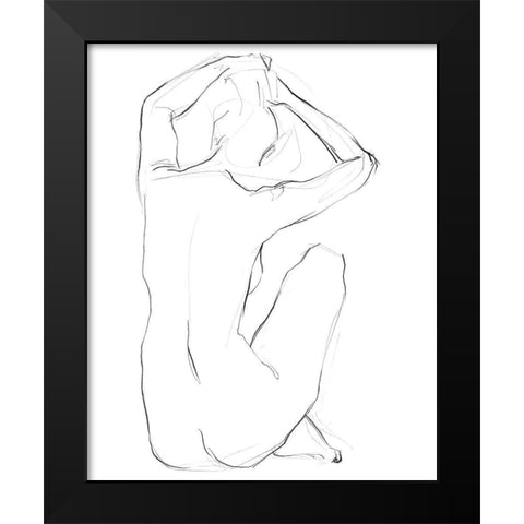 Muse I Black Modern Wood Framed Art Print by Parker, Jennifer Paxton