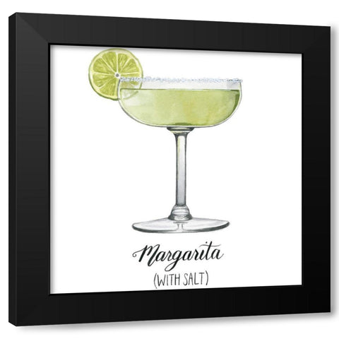 Classic Happy Hour II Black Modern Wood Framed Art Print with Double Matting by Popp, Grace