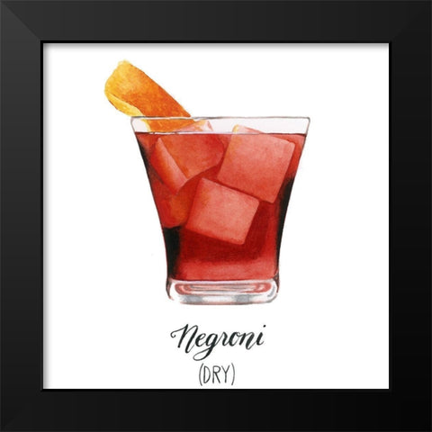 Classic Happy Hour IV Black Modern Wood Framed Art Print by Popp, Grace