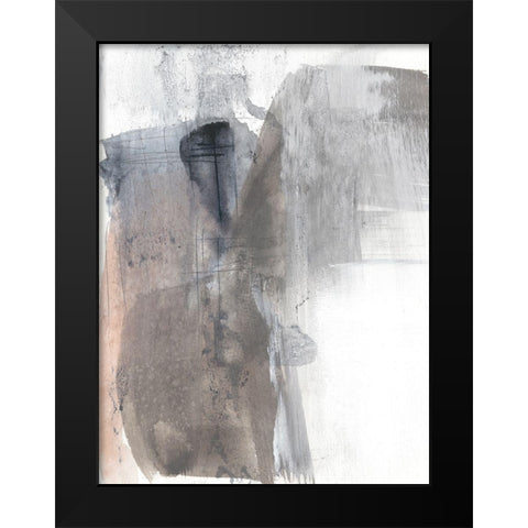 Sepia Blush II Black Modern Wood Framed Art Print by Goldberger, Jennifer