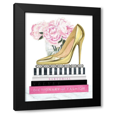 Get Glam II Black Modern Wood Framed Art Print with Double Matting by Borges, Victoria