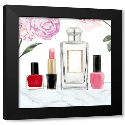 Get Glam IX Black Modern Wood Framed Art Print with Double Matting by Borges, Victoria