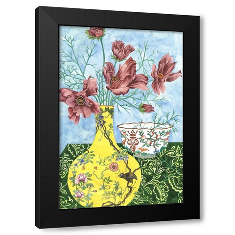 Elegant Arrangement I Black Modern Wood Framed Art Print with Double Matting by Wang, Melissa