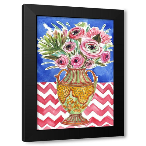 Morning Break II Black Modern Wood Framed Art Print by Wang, Melissa