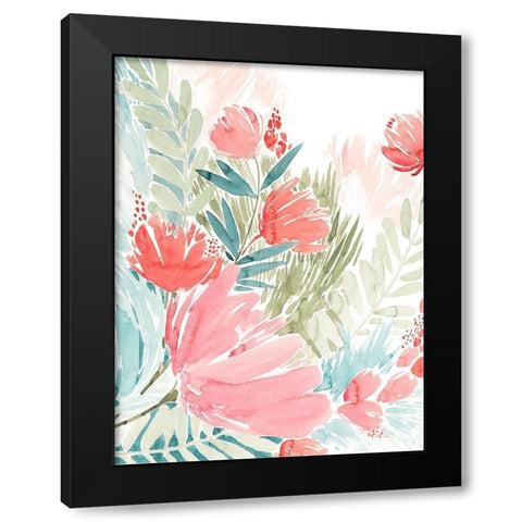 Wilder Bouquet I Black Modern Wood Framed Art Print with Double Matting by Popp, Grace