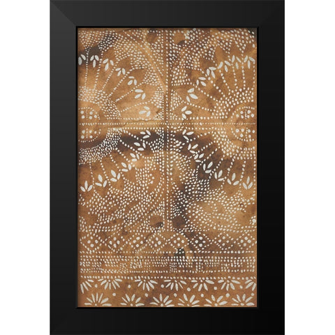 Clay Journey I Black Modern Wood Framed Art Print by Zarris, Chariklia