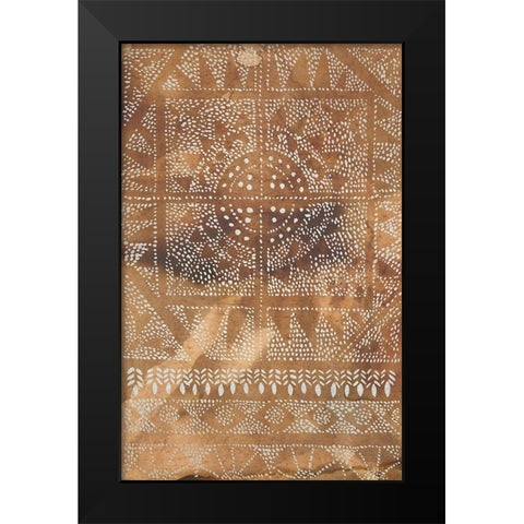 Clay Journey II Black Modern Wood Framed Art Print by Zarris, Chariklia