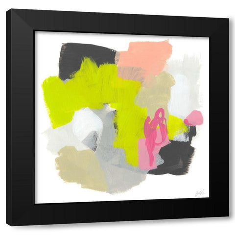 Capriccio I Black Modern Wood Framed Art Print with Double Matting by Vess, June Erica