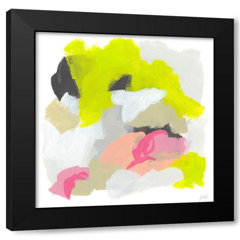 Capriccio III Black Modern Wood Framed Art Print with Double Matting by Vess, June Erica