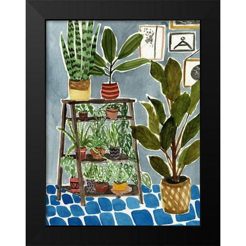 Way to the Jungle IV Black Modern Wood Framed Art Print by Wang, Melissa