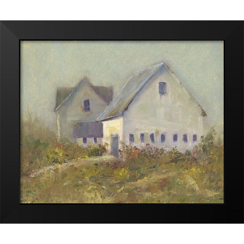 White Barn I Black Modern Wood Framed Art Print by Wendling, Marilyn