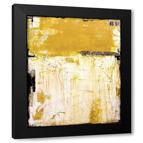 89 South Black Modern Wood Framed Art Print by Ashley, Erin