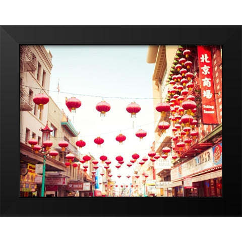 Chinatown Afternoon I Black Modern Wood Framed Art Print by Quintero, Sonja