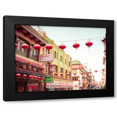 Chinatown Afternoon II Black Modern Wood Framed Art Print by Quintero, Sonja