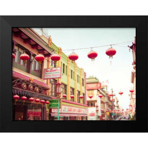 Chinatown Afternoon II Black Modern Wood Framed Art Print by Quintero, Sonja