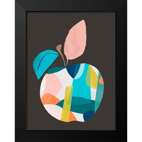 Fab Fruit II Black Modern Wood Framed Art Print by Vess, June Erica