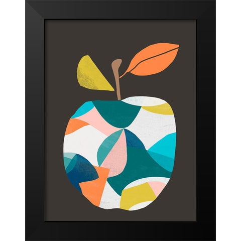 Fab Fruit III Black Modern Wood Framed Art Print by Vess, June Erica