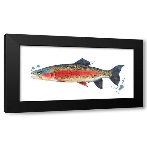 Chromatic Catch IV Black Modern Wood Framed Art Print by Popp, Grace