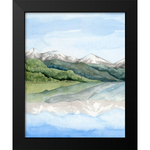 Mirror Lake I Black Modern Wood Framed Art Print by Popp, Grace