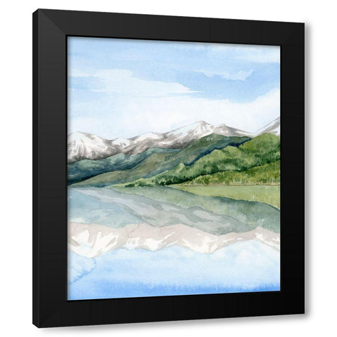 Mirror Lake II Black Modern Wood Framed Art Print with Double Matting by Popp, Grace