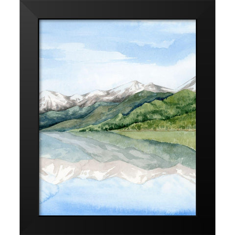 Mirror Lake II Black Modern Wood Framed Art Print by Popp, Grace