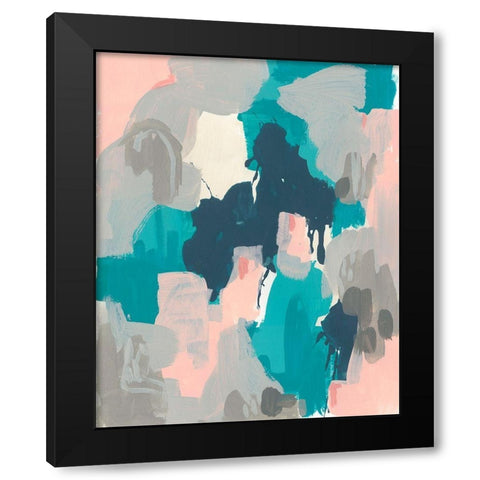 Sky Song I Black Modern Wood Framed Art Print with Double Matting by Vess, June Erica