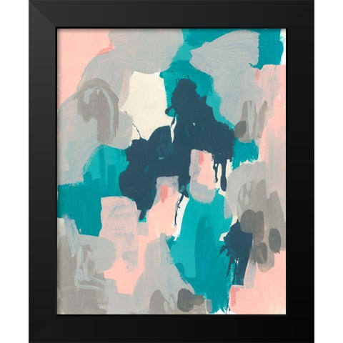 Sky Song I Black Modern Wood Framed Art Print by Vess, June Erica