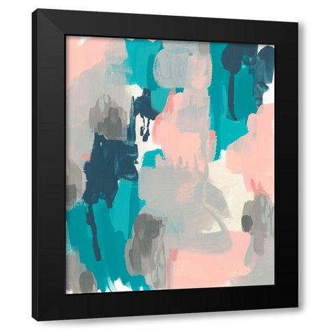 Sky Song II Black Modern Wood Framed Art Print with Double Matting by Vess, June Erica