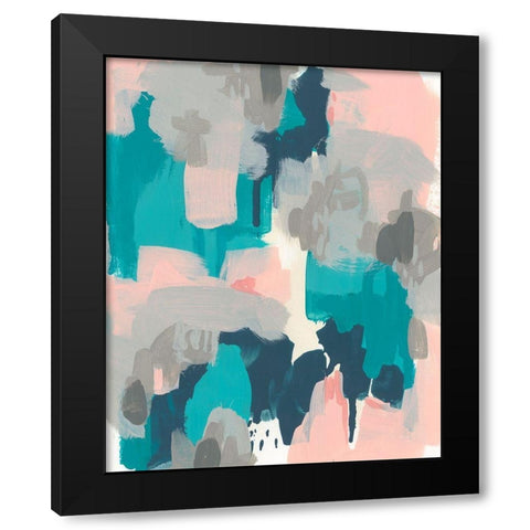 Sky Song IV Black Modern Wood Framed Art Print by Vess, June Erica