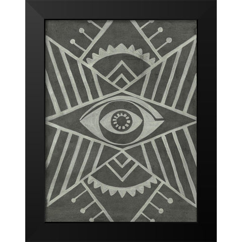 Tarot I Black Modern Wood Framed Art Print by Zarris, Chariklia