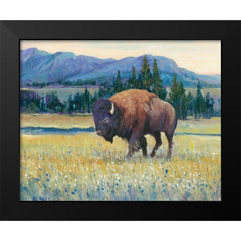 Animals of the West II Black Modern Wood Framed Art Print by OToole, Tim