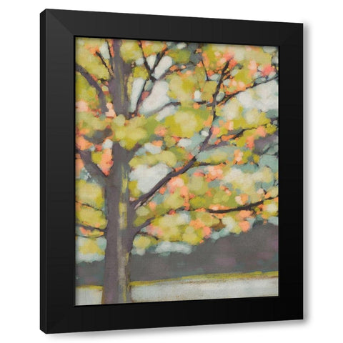 Dappled Dusk III Black Modern Wood Framed Art Print by Zarris, Chariklia