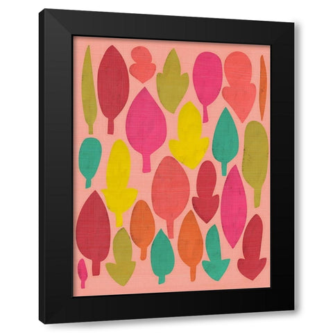 Sweet Summer II Black Modern Wood Framed Art Print with Double Matting by Zarris, Chariklia