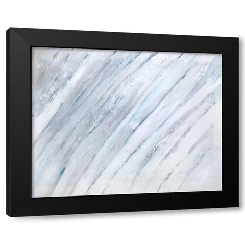 Soft Fronds I Black Modern Wood Framed Art Print with Double Matting by Wilkins, Suzanne