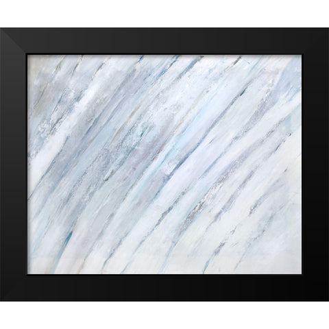 Soft Fronds I Black Modern Wood Framed Art Print by Wilkins, Suzanne