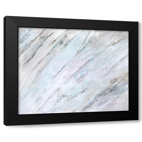 Soft Fronds II Black Modern Wood Framed Art Print with Double Matting by Wilkins, Suzanne