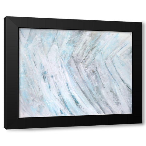 Soft Fronds III Black Modern Wood Framed Art Print by Wilkins, Suzanne