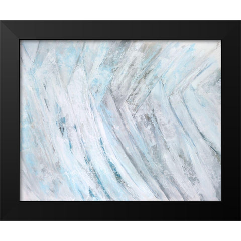 Soft Fronds III Black Modern Wood Framed Art Print by Wilkins, Suzanne