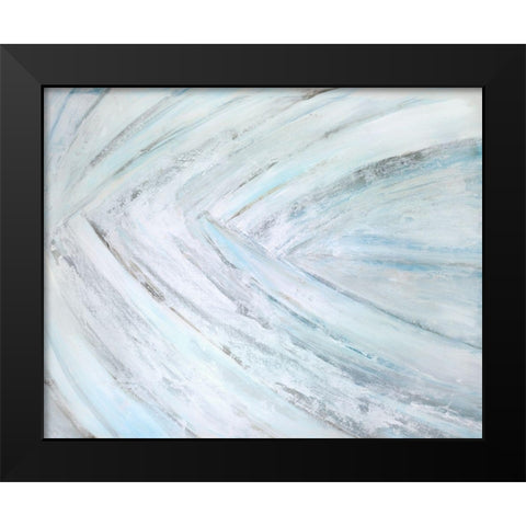 Soft Fronds IV Black Modern Wood Framed Art Print by Wilkins, Suzanne