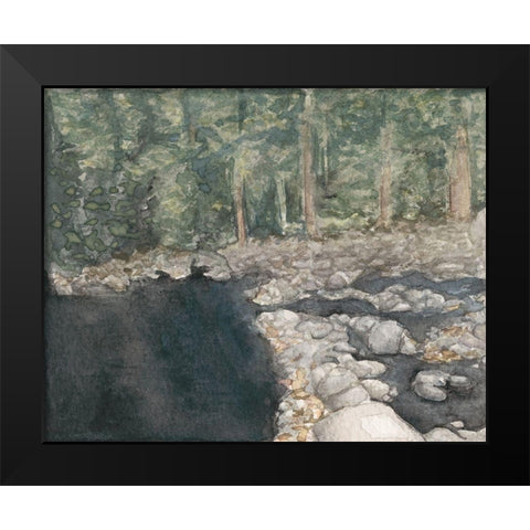 Virginia Forest II Black Modern Wood Framed Art Print by Chabot, Natasha
