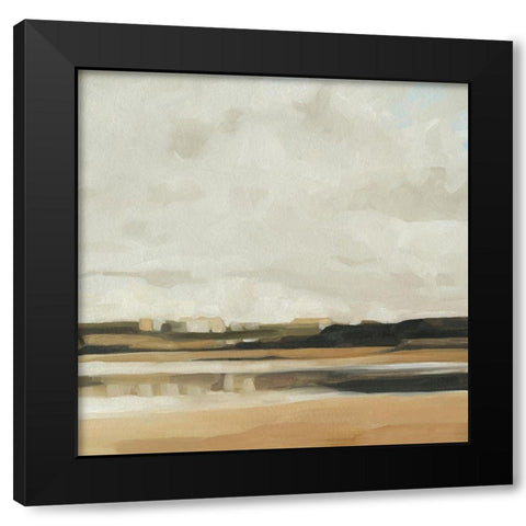 Wattwanderung II Black Modern Wood Framed Art Print by Scarvey, Emma