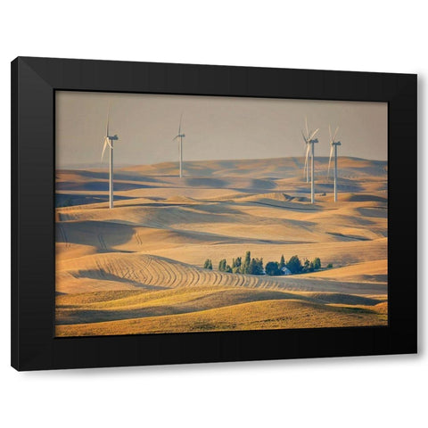 Farm and Field IV Black Modern Wood Framed Art Print by PHBurchett