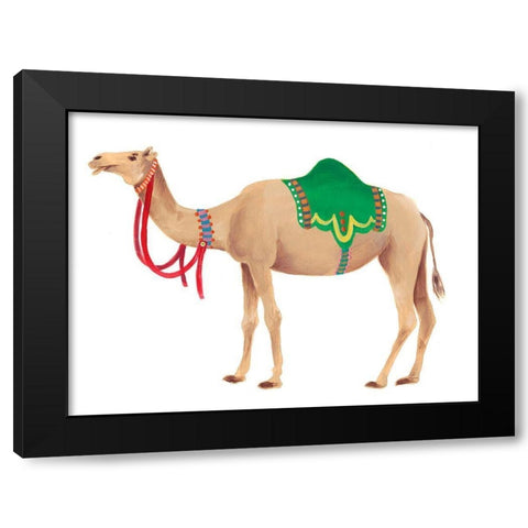Festival Animal I Black Modern Wood Framed Art Print by Moore, Regina