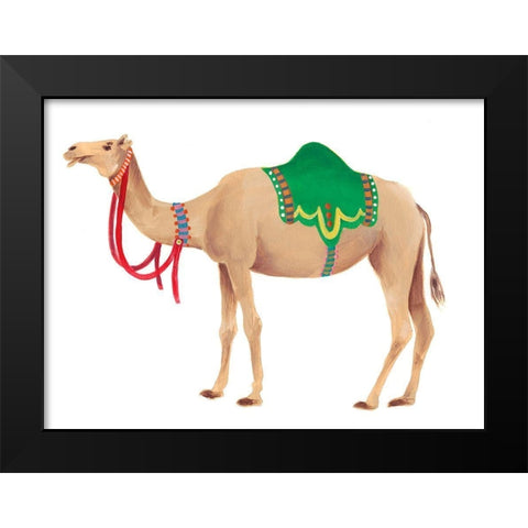 Festival Animal I Black Modern Wood Framed Art Print by Moore, Regina