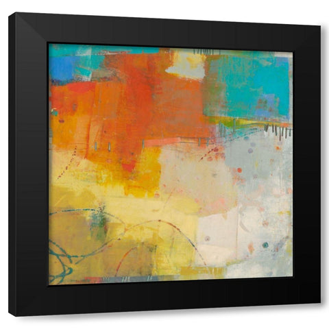 Oren I Black Modern Wood Framed Art Print with Double Matting by Jachimiec, Sue